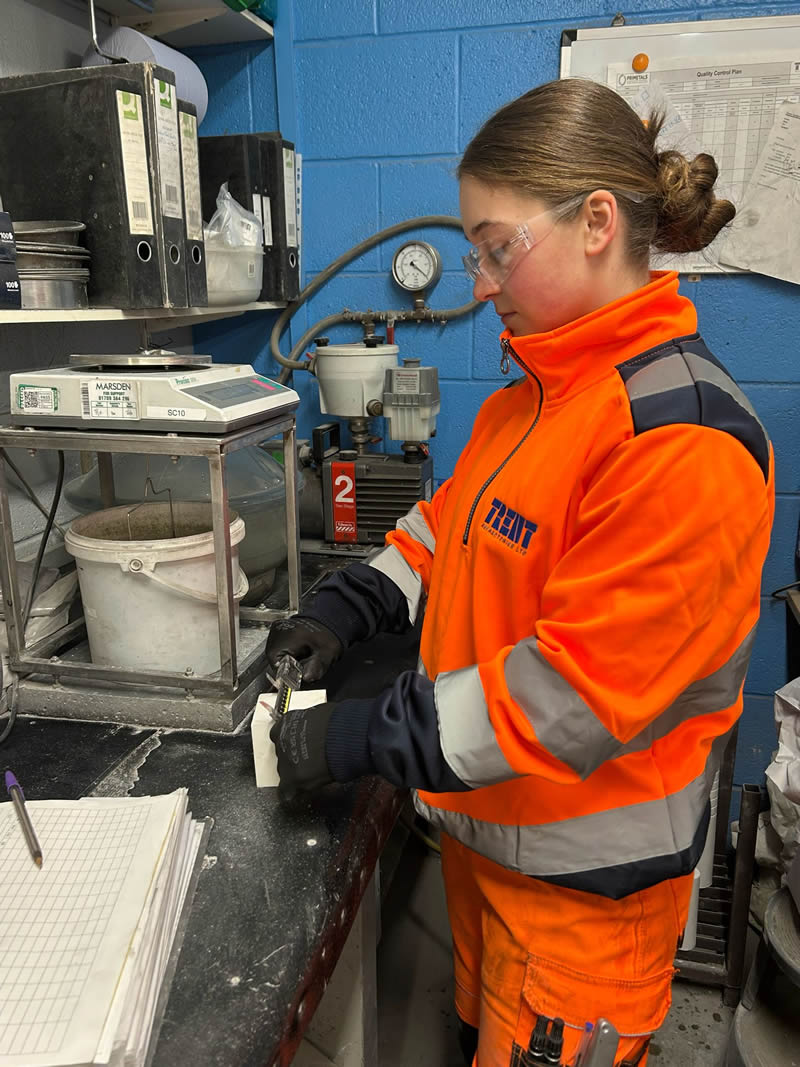 Trent Refractories Welcomes Our New Apprentice Laboratory Technician