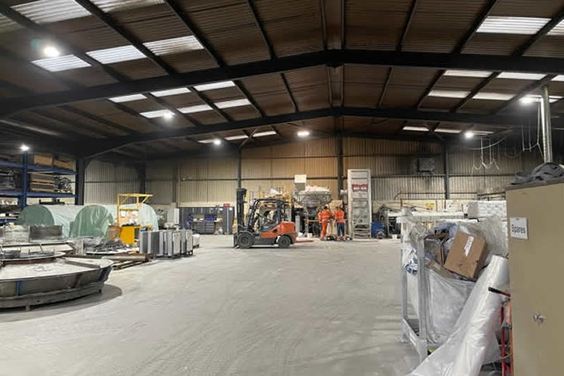 Going Green With LED Lighting Across All Areas At Trent Refractories