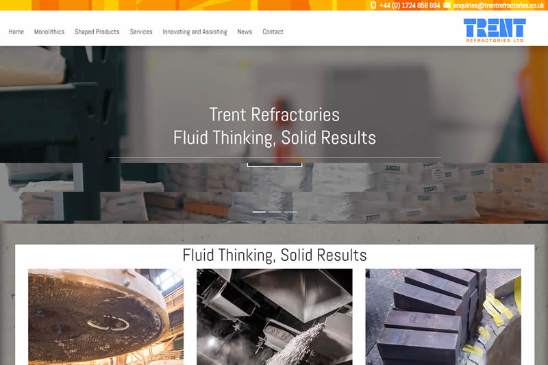 New Marketing & Communication Website Launched for Trent Refractories 2020