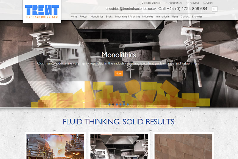 New Website Launched for Trent Refractories Packed With Product & Service Information