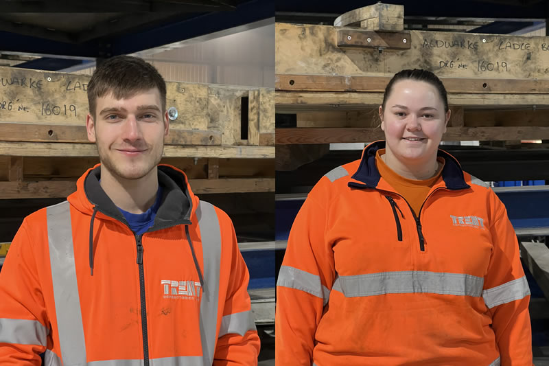 Two New Apprentices At Trent Refractories Supported By Sheffield University 