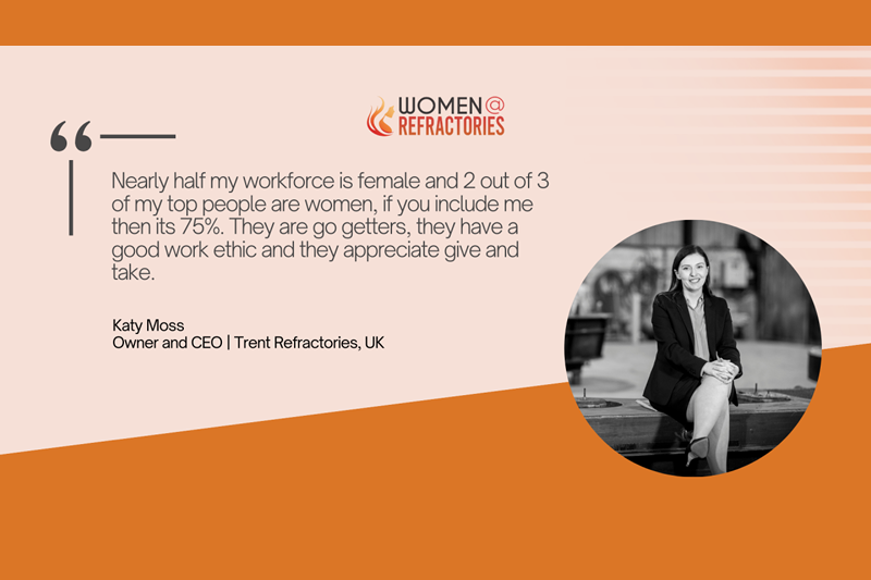 Women At Refractories Fired Up Interview With Katy Moss